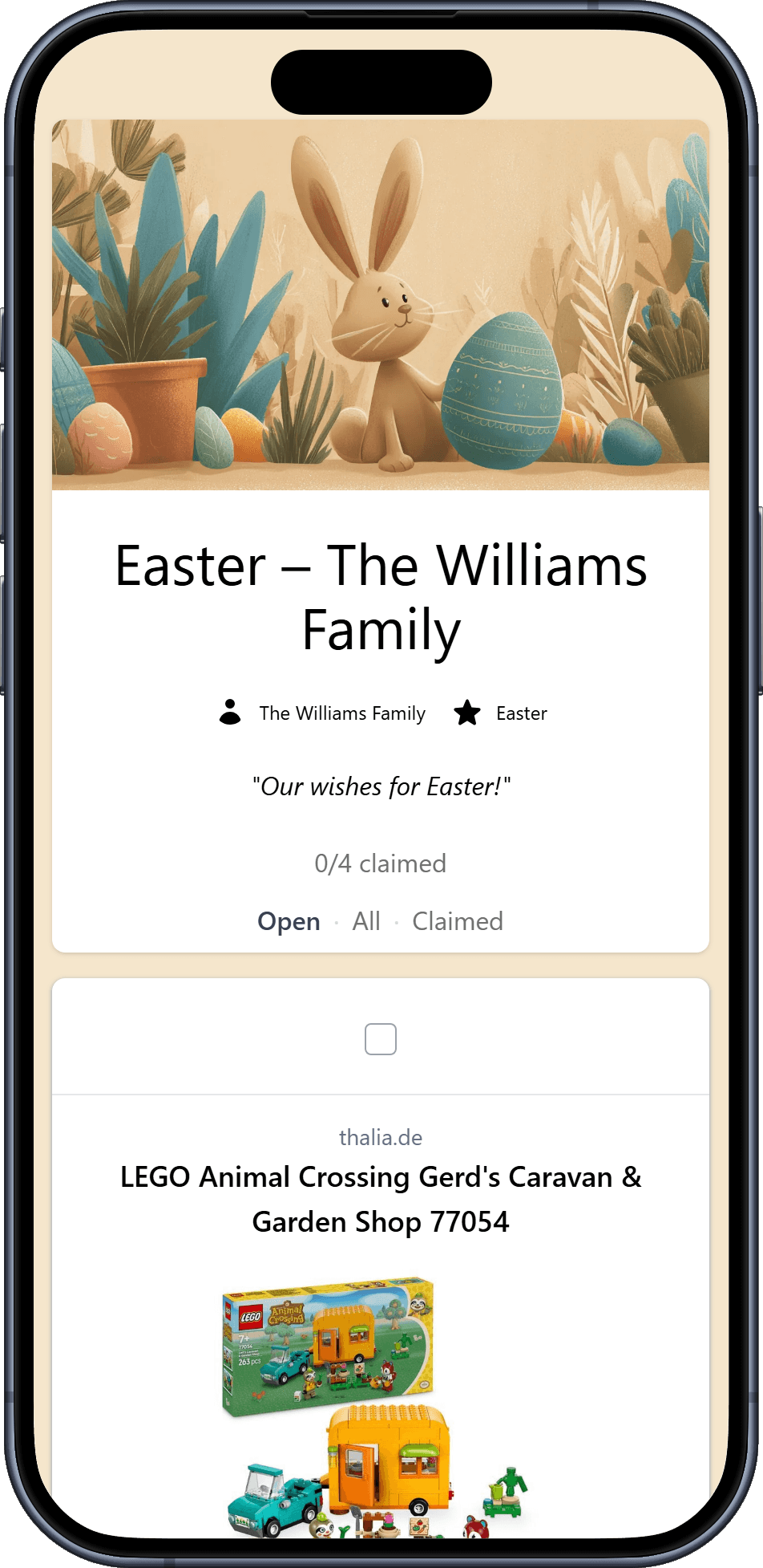 This is how your loved ones fulfil your Easter wishes