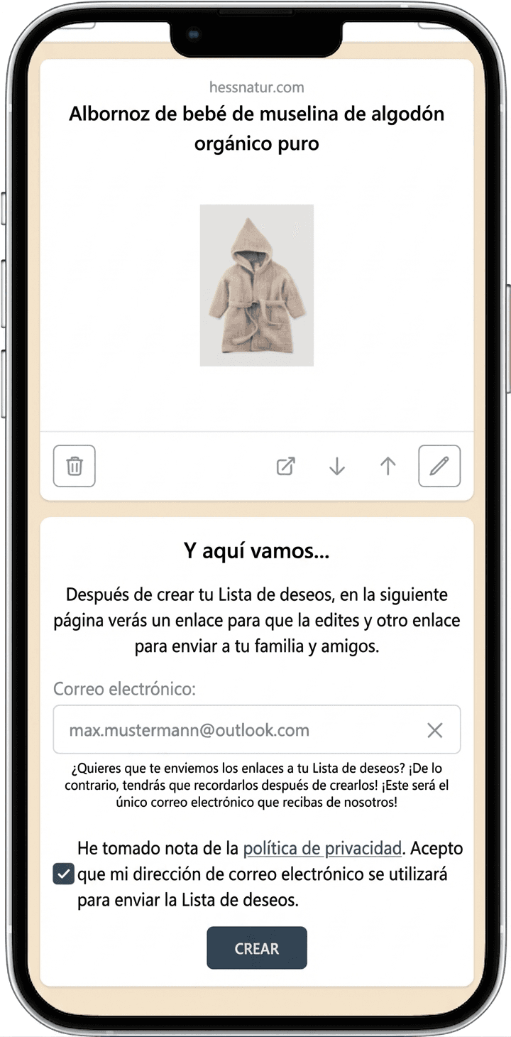 Cómo crear tu lista de deseos