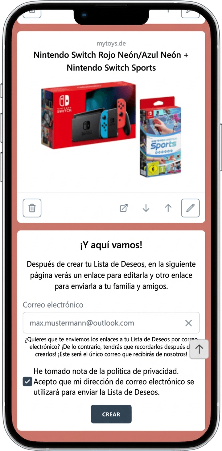 Cómo crear tu lista de deseos