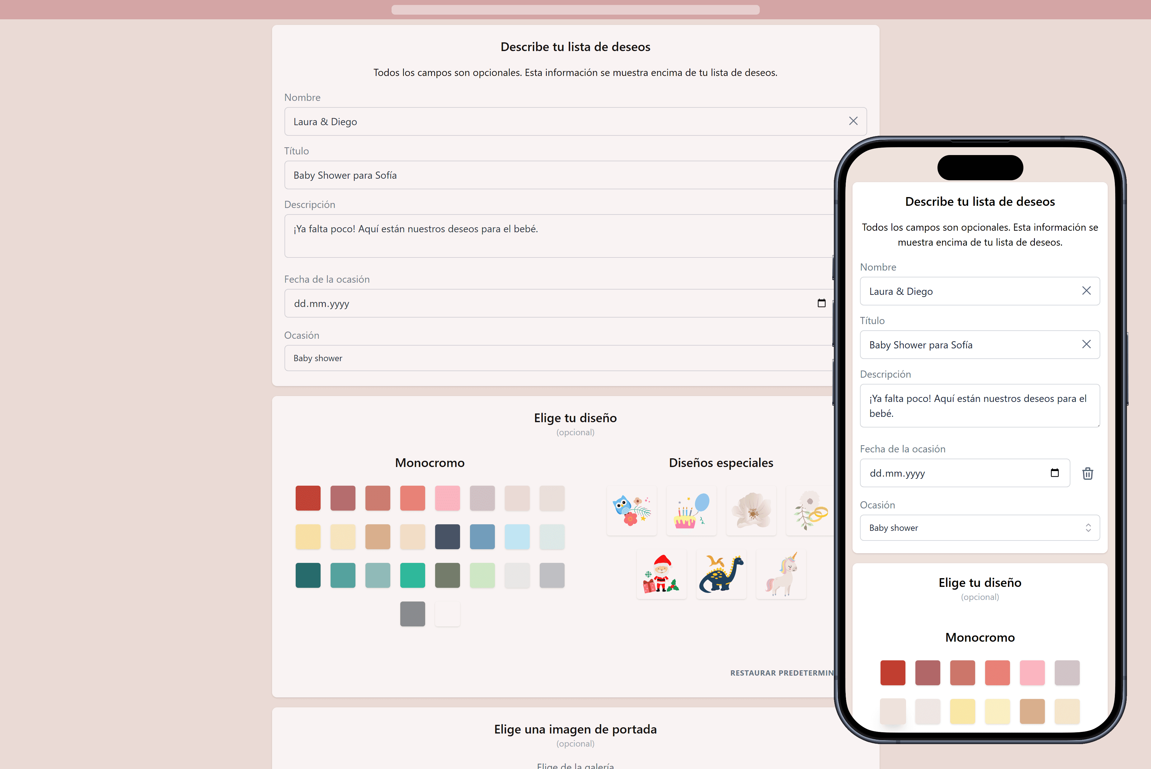 Cómo añadir detalles a tu lista de deseos