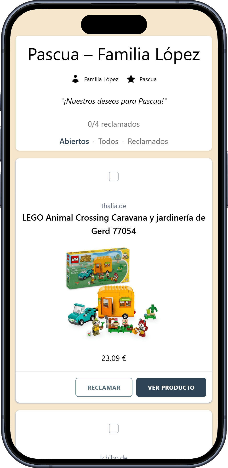Así se ve tu lista de Pascua terminada