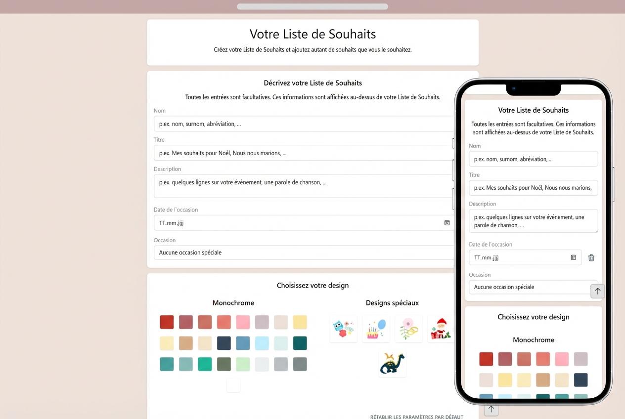 Comment ajouter des détails à votre liste de souhaits