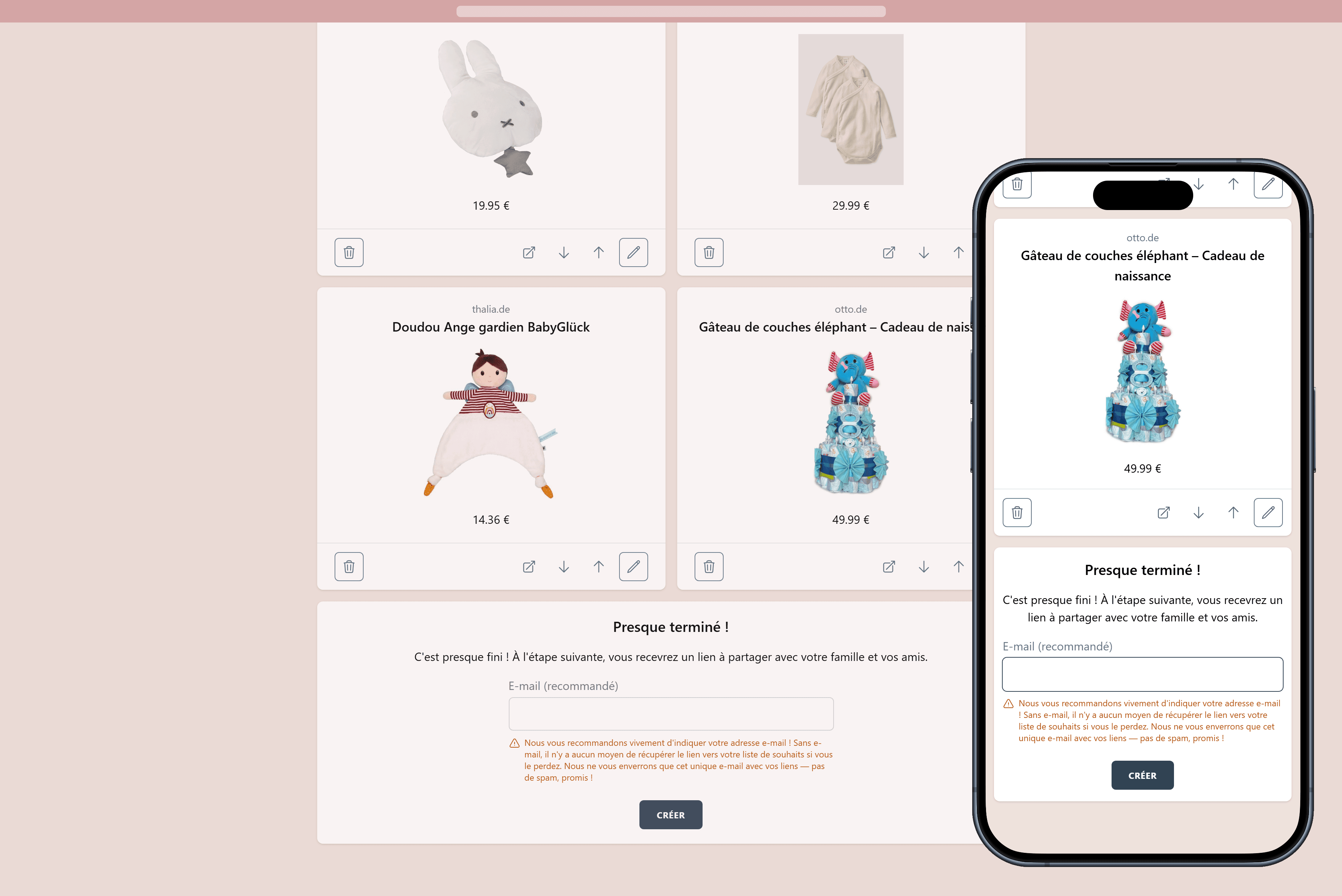 Comment créer votre liste de baby shower