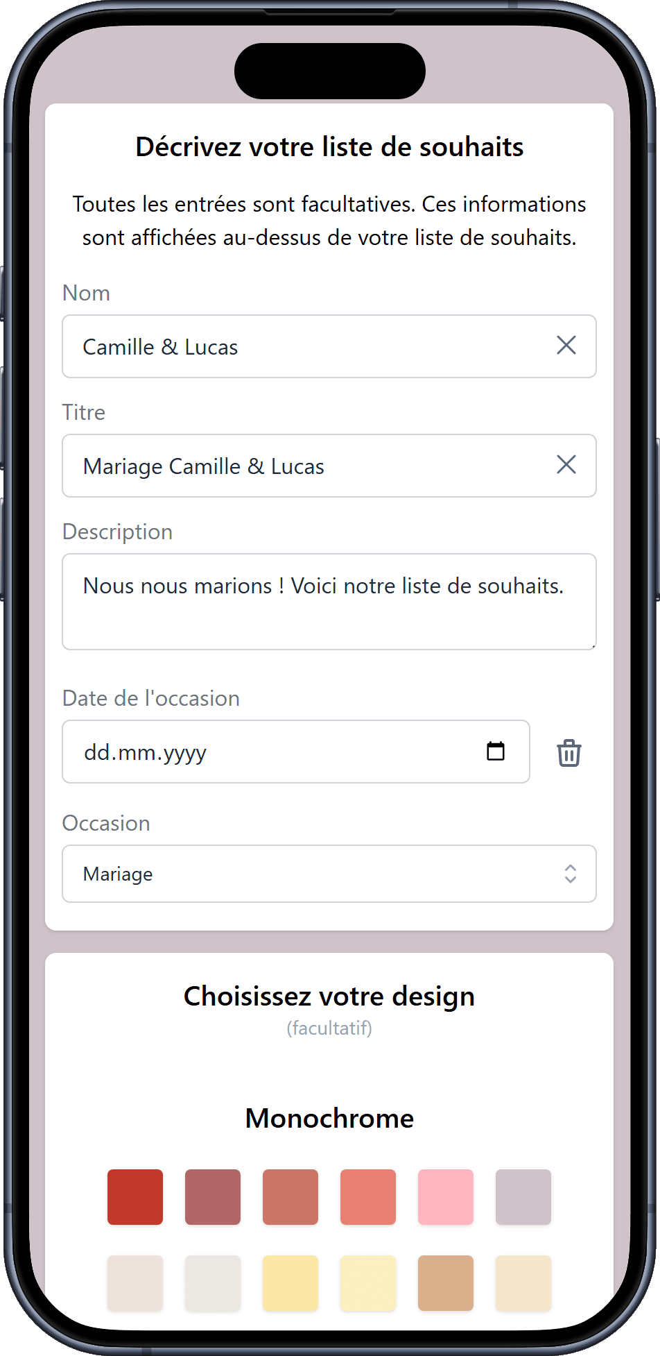 Comment ajouter des détails à votre liste