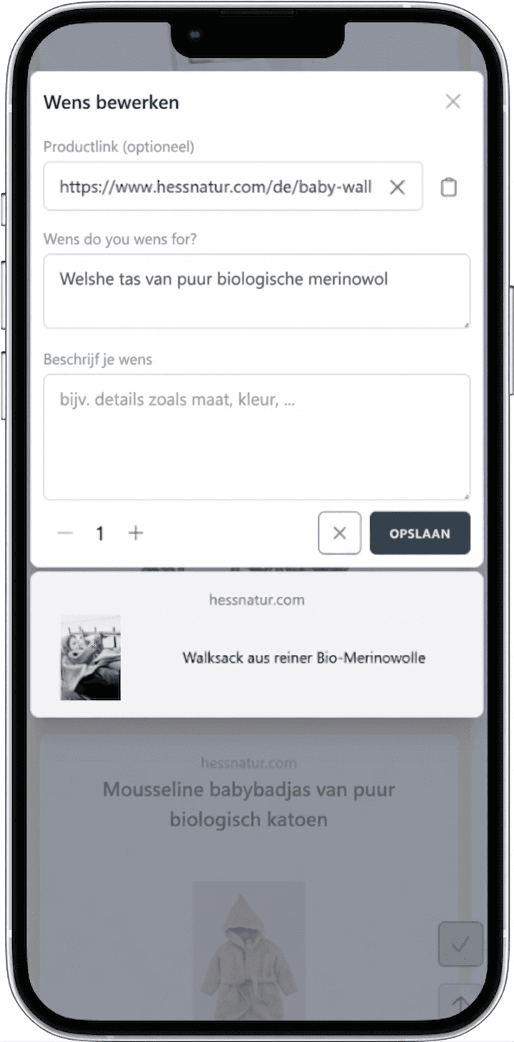 Hoe voeg je wensen toe aan je verlanglijst