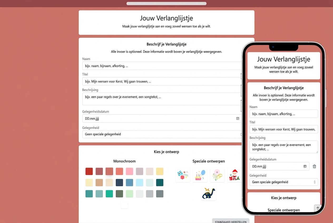 Hoe voeg je details toe aan je verlanglijst
