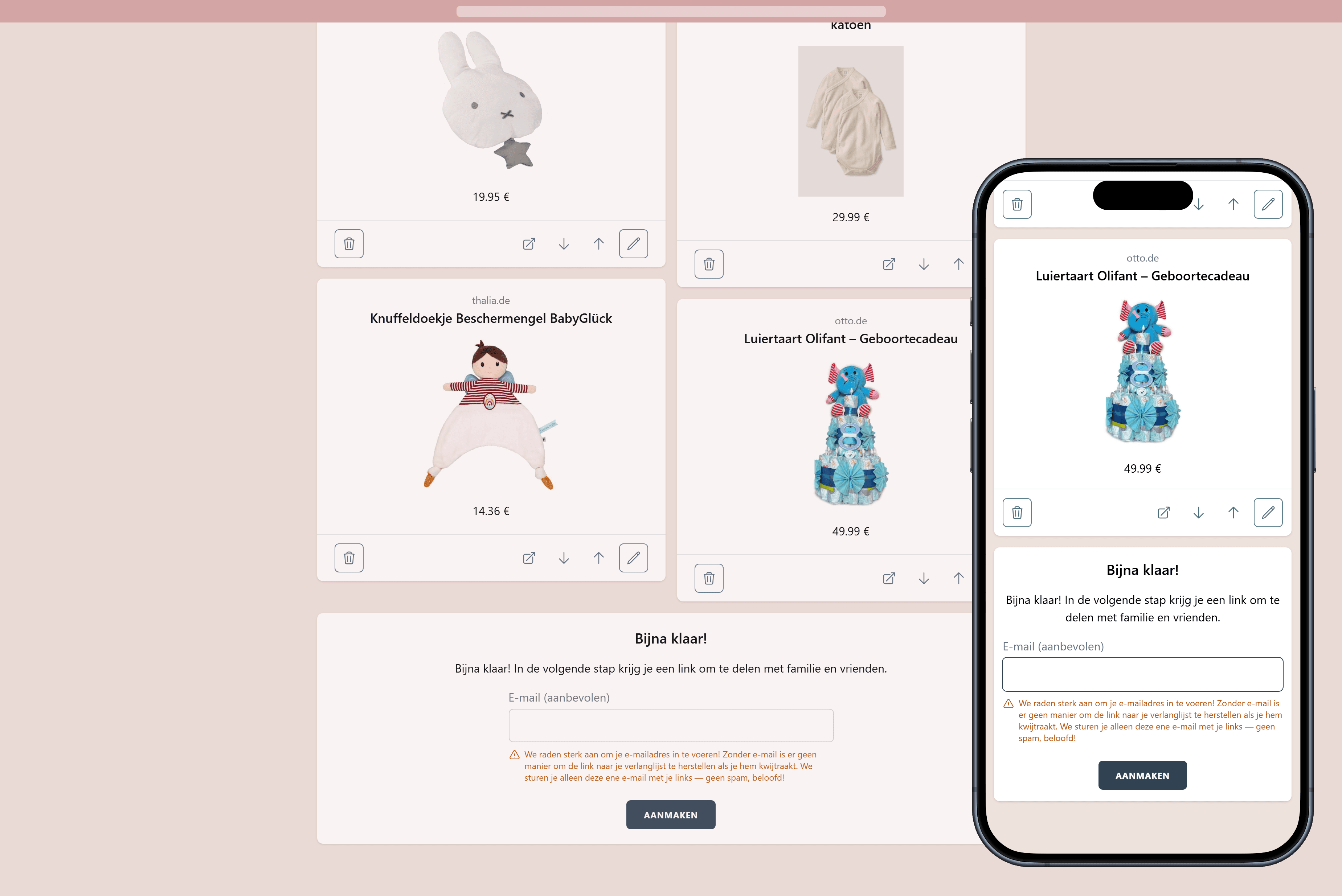 Hoe maak je je babyshower verlanglijst