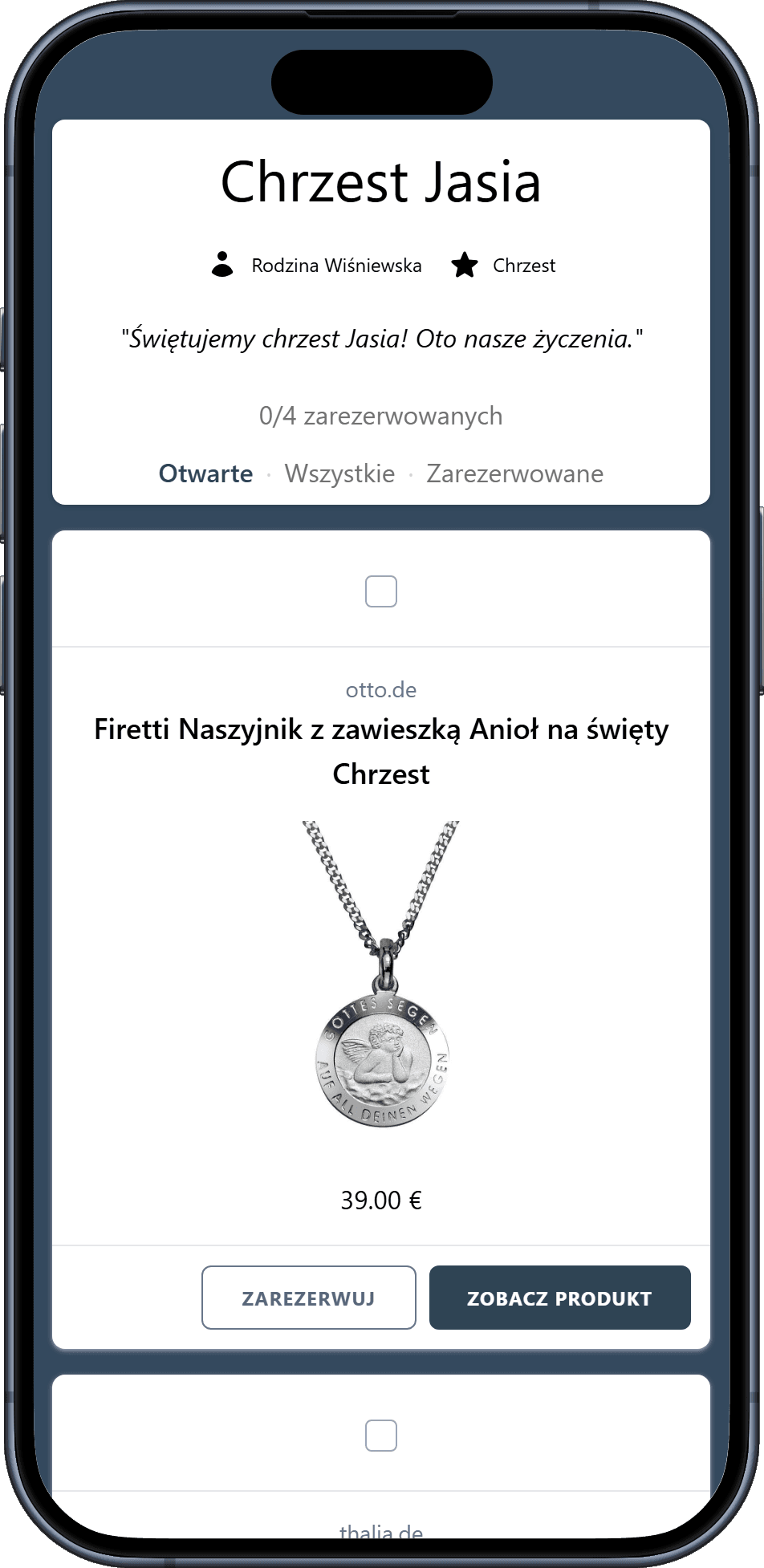 Tak wygląda Twoja gotowa lista życzeń na chrzest