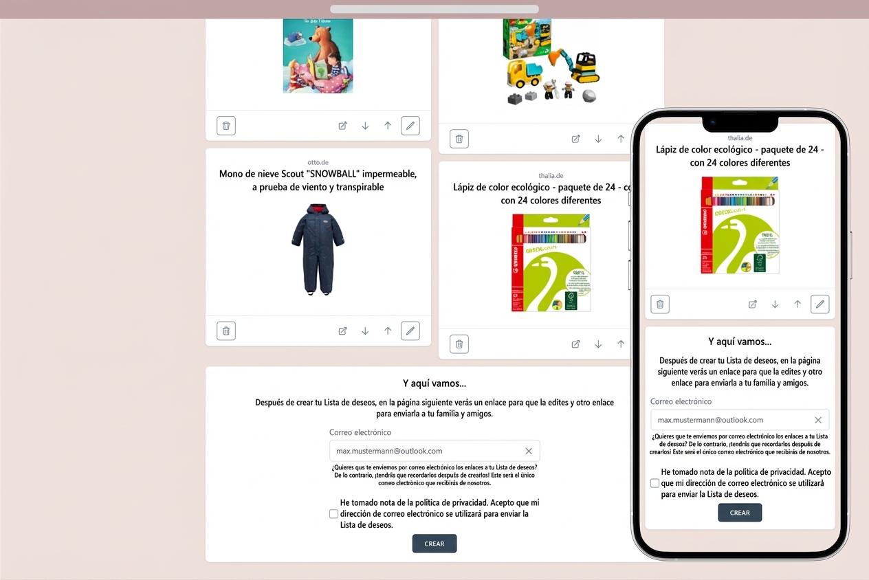 Cómo crear tu lista de deseos